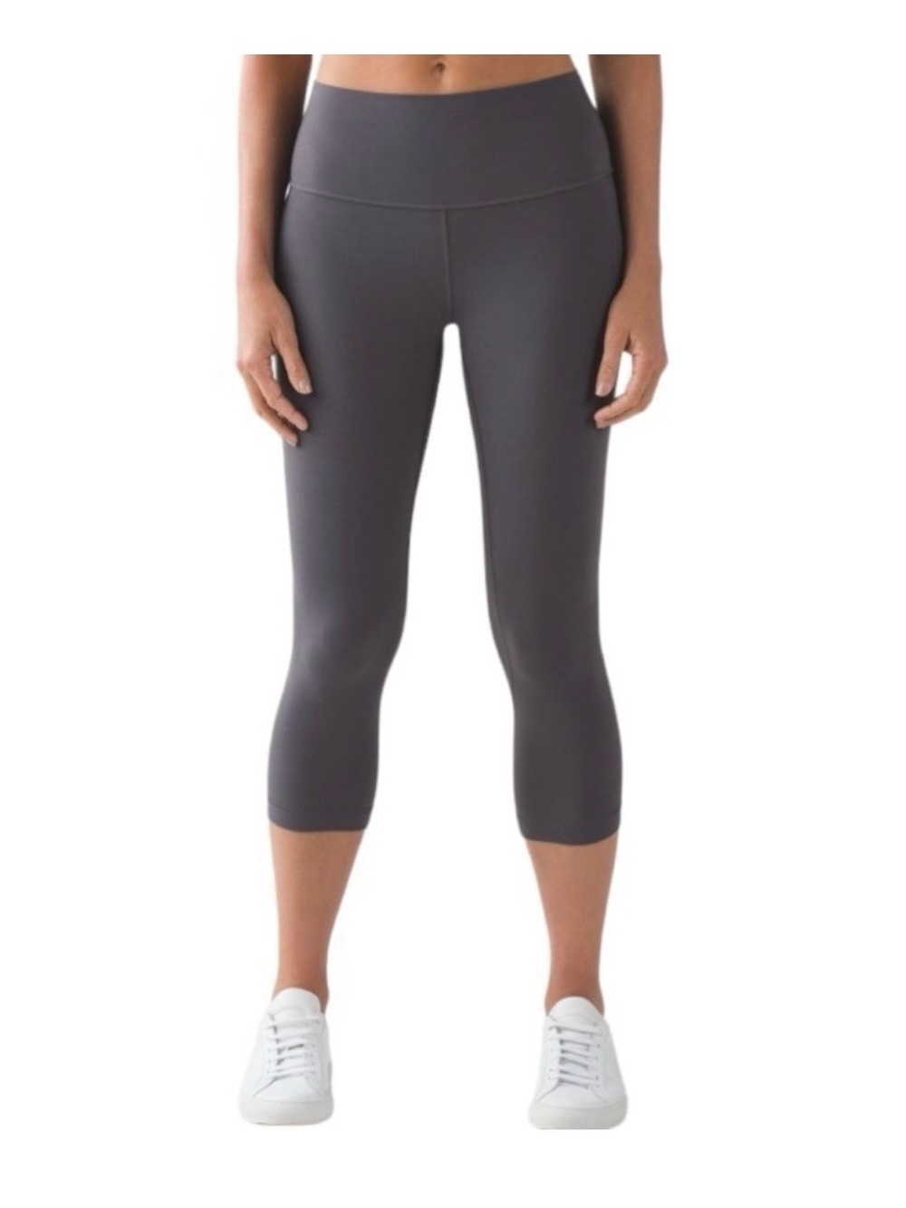 lululemon athletica Gray High-Rise Cropped Leggings
